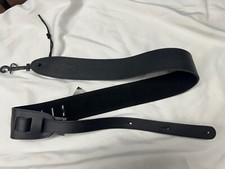 PERRI'S 2.5” Reversible Black Leather w/ Black Suede Backing & Black Stitching picture