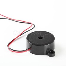 Black 12V High-decibel  Audible Electronic Buzzer Beeper Continous Beep picture