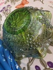 AntiqueGreen Carnival Glass, Made by Northwood. picture