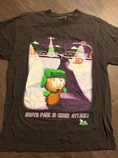 VTG 1998 South Park Under Attack Alien T-Shirt picture