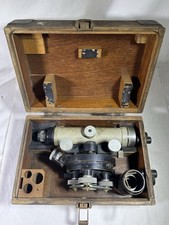 Vintage Carl Zeiss Jena 47902-1 Surveyor Tool Scope Land Wooden Case Collectible picture