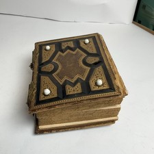 Vtg Victorian 1800s Photo Album 20 Photos CDV Cards picture