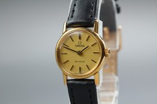 1978 Near MINT OMEGA De Ville 21mm 511.0554 Manual Gold Dial Women's Vintage picture