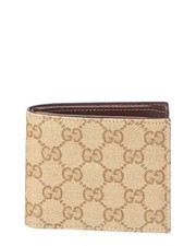 Gucci Essence Classic Gg Coated Canvas Bifold Wallet Women's Brown picture