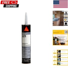 Sikaflex-221 Multi-Purpose Polyurethane Sealant/Adhesive, 10.1 fl oz, Black –... picture