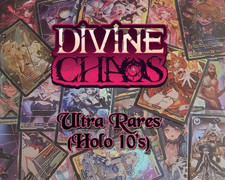 VCard Divine Chaos First Edition Ultra Rare Singles (Holo 10's/Power level 10's) picture