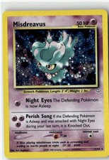 Misdreavus Holo Rare Neo Revelation 11/64 Unlimited LP picture