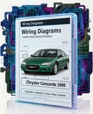1999 Chrysler Concorde Color Electrical Wiring Diagrams Schematics PDF on USB picture
