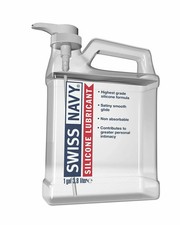 Swiss Navy Silicone Lubricant Lube *1 gallon * 128 fl oz picture