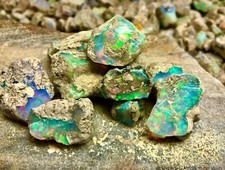 Grade Uncut Raw 50 Cts Opal Rough Lot A Grade 5-7PCs Large Size Ethiopian Welo picture