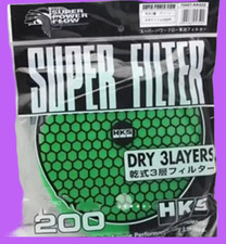 3Layer HKS Style Super Power Flow Air Filter 200mm Replacement Element Mushroom  picture