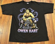 Vintage Owen Hart The King Of Harts WWF Wrestling Shirt XXL 1999 Titan picture