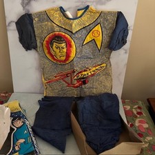 STAR TREK SPOCK Vintage 1975 Ben Cooper Brooklyn Kids Halloween Costume Collect picture