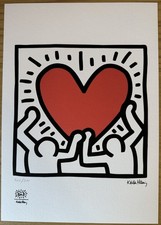 Keith Haring Signed & Numbered Edition Lithograph 