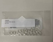 Parker, 4 QO-SS, SS Ultra Seal O-Rings, 321 Silver Plated - New, Lot of Qty. 50 picture