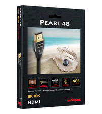 AudioQuest-Pearl 48 16.4' (5M) 8-10K 48Gbps In-Wall Rated HDMI Cable HDM48PEA500 picture