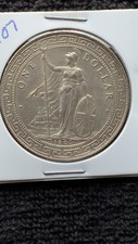 1907 Great Britain .900 Silver Trade Dollar KM#T5 picture