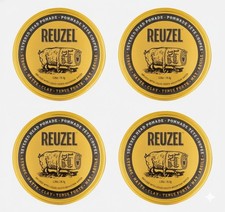 (4 Jars) Reuzel Severed Head Pomade Liquid Death Strong Matte Clay 4 @ 3.38 oz picture