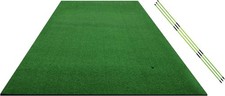 Commercial Grade Golf Hitting Mat 3x5 Training Set Alignment Sticks Thick Turf picture