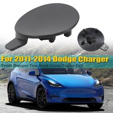 For 2020-2023 Tesla Model Y Front Bumper Tow Hook Cover Cap 1493746-00-A NEW picture