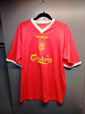 LIVERPOOL HOME SHIRT (size 42-44) REEBOK  SOCCER FOOTBALL SHIRT picture