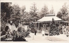 RPPC San Francisco CA Busy Scene in Japanese Tea Gardens 1918 picture
