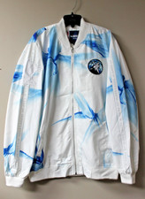 New NBA Minnesota Timberwolves City Edition 10000 lakes zip up jacket men's L picture