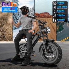Electric Bike 1200W 48V/18Ah Dual Suspension Fat Tire e bike E Bicycle for Adult picture