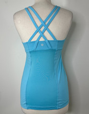 Lululemon Energy Tank Blue Moon Luxtreme Mesh Women's Size 8? picture