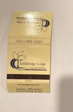 Lethbridge Lodge Courtyard Inn Lethbridge Alberta Canada Matchbook Cover picture
