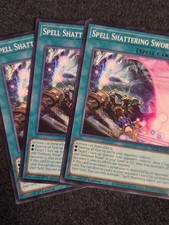 Yugioh 3x Spell Shattering Sword BETB-EN064 Common 1st Ed NM picture