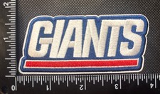 NEW YORK GIANTS NFL FOOTBALL IRON ON EMBROIDERED PATCH SEE PHOTOS picture