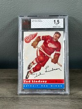 1954-55 Topps Ted Lindsay #51 BVG 1.5 Fair Detroit Red Wings HOF picture