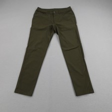 Lululemon Pants Mens 33 Green ABC Commission Chino Slim Straight Golf Commuter picture