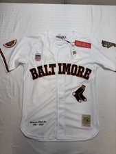 NWT Headgear Classics Negro League Baltimore Black Sox Baseball Jersey Mens XS picture