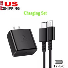 Universal 45W USB-C Super Fast Wall Charger / 2M Typc C Cable For Samsung Huawei picture