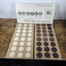 Rare 1965 Vintage Colonial Williamsburg Checkers Set ESOPVS picture