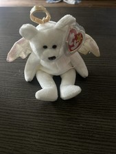Vintage Retired 1998 Ty Halo Angel Bear Beanie Baby picture