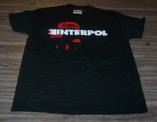 Vintage 2004 INTERPOL Band Paratroopers ANTICS T-Shirt YOUTH LARGE 14-16 NEW picture