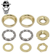ORIGINAL LOWRIDER Gold Bottom Bracket Set w/Bearings 1-Piece Crank, 5/16x7. picture
