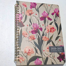 ZOTIA 2026-2027 Academic Planner Large Spiral Bound Floral Cover picture
