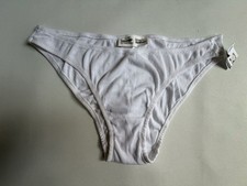 White Ribbed Bikini Underwear Entireworld XL picture