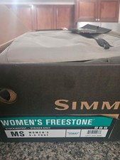 Simms Women's Freestone -  Medium Short (9-11) Stockingfoot Waders - Brand New picture