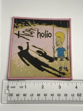 Bevis Korn Holio Pink Border Woven Patch picture