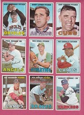 1967 Topps Baseball Cards commons to complete your set, G to VG to EX+ picture