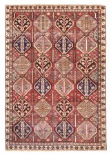 Traditional Vintage Hand-Knotted Area Rug 4'6