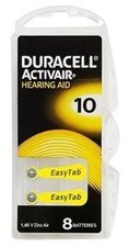 Duracell Activair Mercury Free Hearing Aid Batteries Size 10 (40-160) Exp 2029 picture