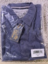 NWT Weatherproof Frontier Short Sleeve Polo Size Medium Blue picture