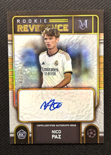 Nico Paz RC Auto Gold /50 Rookie Reverence 2023-24 Topps Museum Collection picture