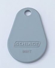 Schlage 9691T Proximity Thin Key Fob - MIFARE Classic RFID Access Control - New picture